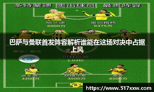 巴萨与曼联首发阵容解析谁能在这场对决中占据上风